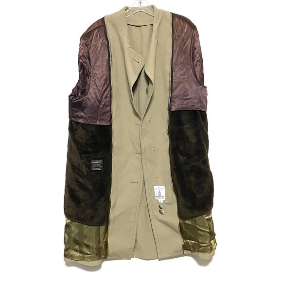 Vintage London Fog Maincoats Raincoat Heavy Lined Trench Coat Mens Size 42R - Picture 7 of 8